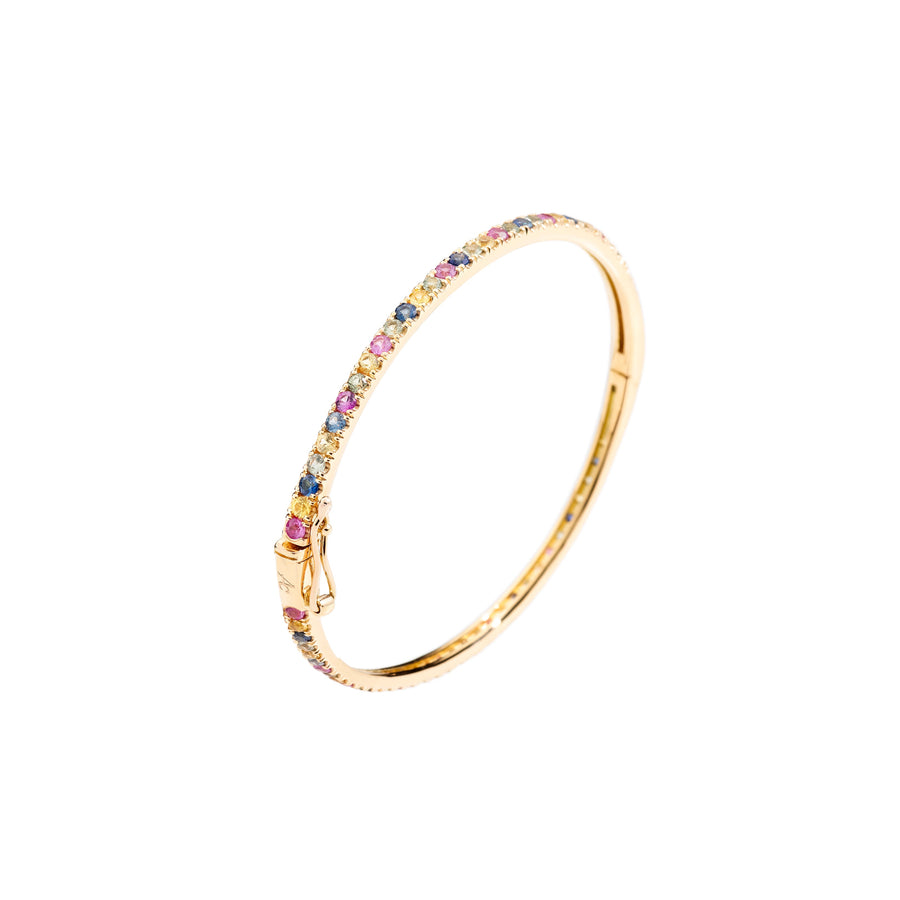 Mini Bangle multicolor sapphires