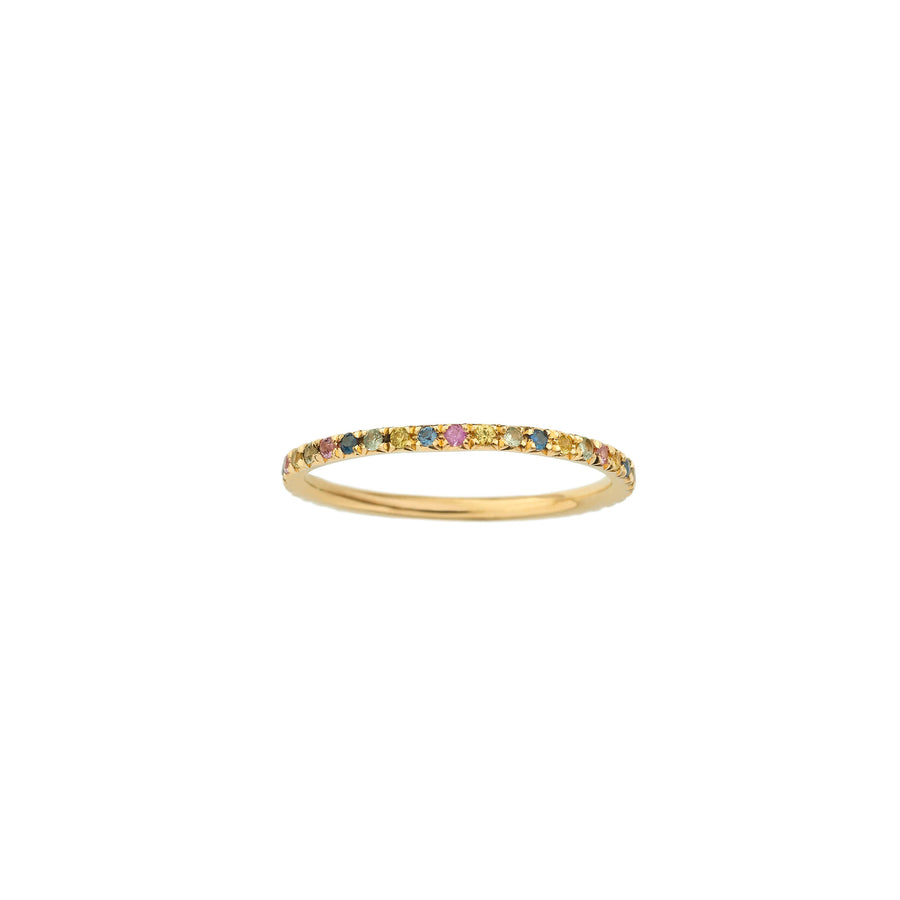 Mini Eternity multicolor sapphires