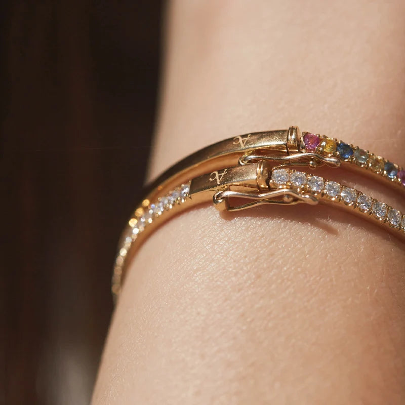 Mini Bangle smeraldi